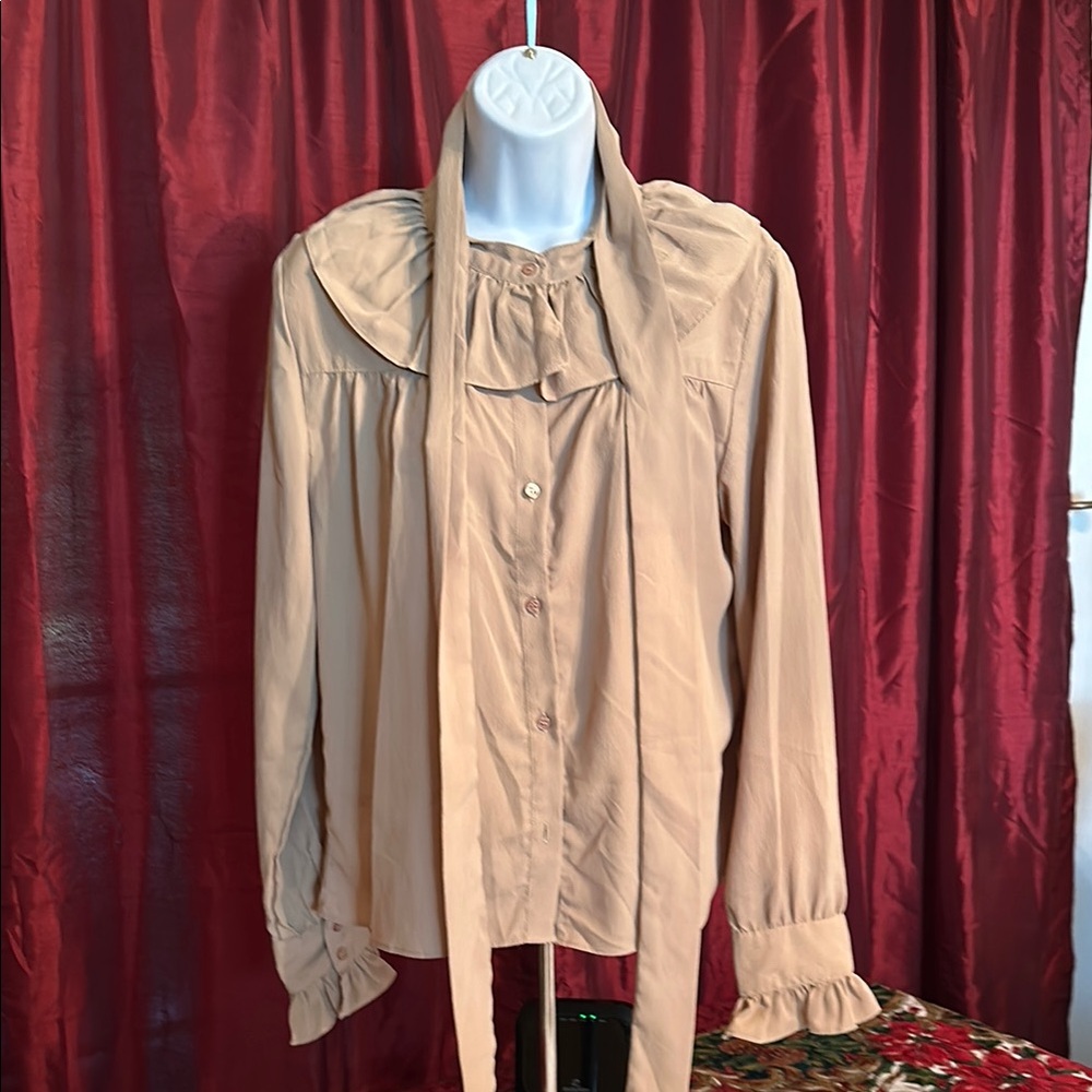 Walter Baker Beige Button Down Shirt